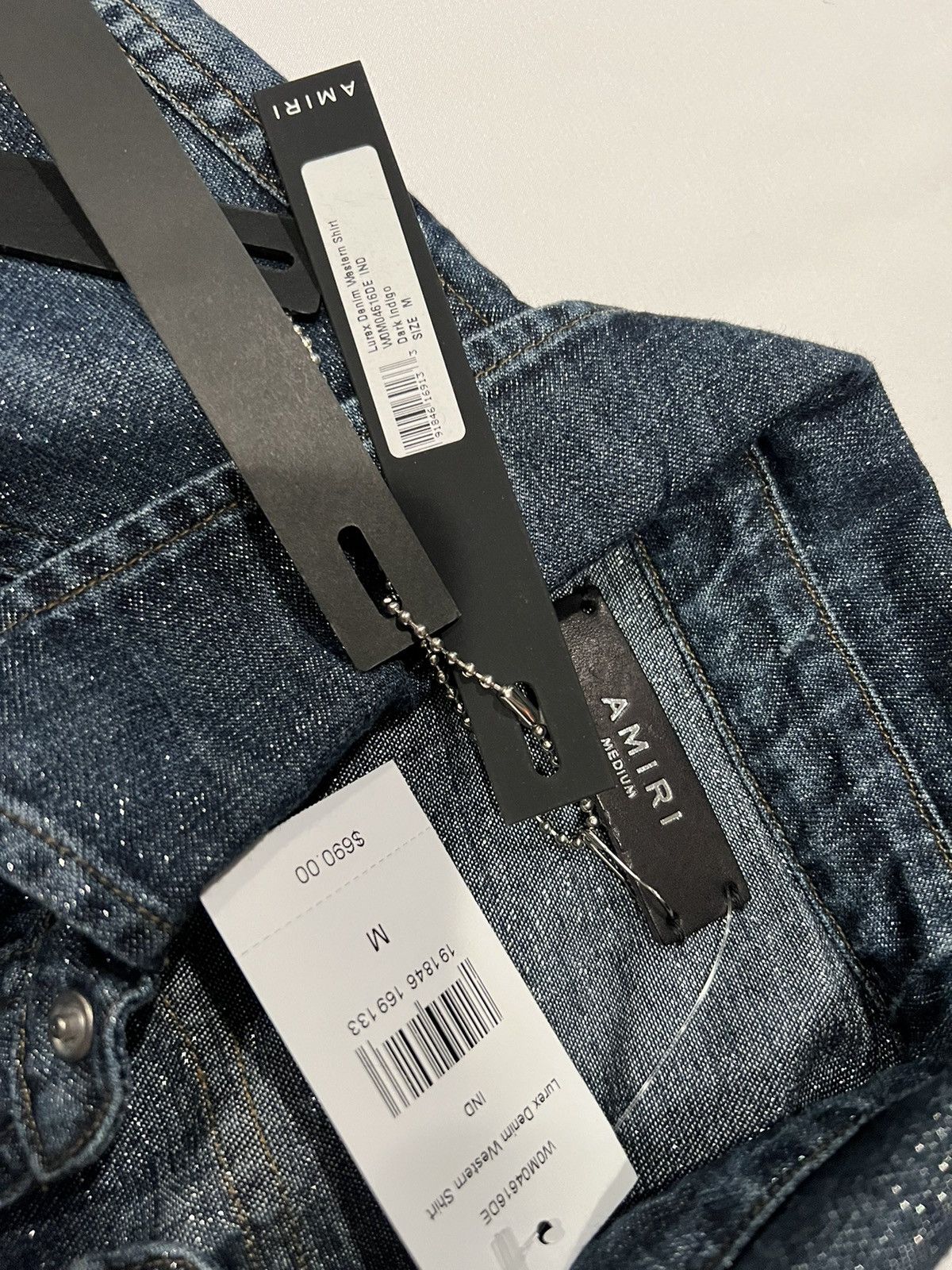 Amiri Amiri men’s denim shirt. M. $690 Size US M / EU 48-50 / 2 - 2 Thumbnail