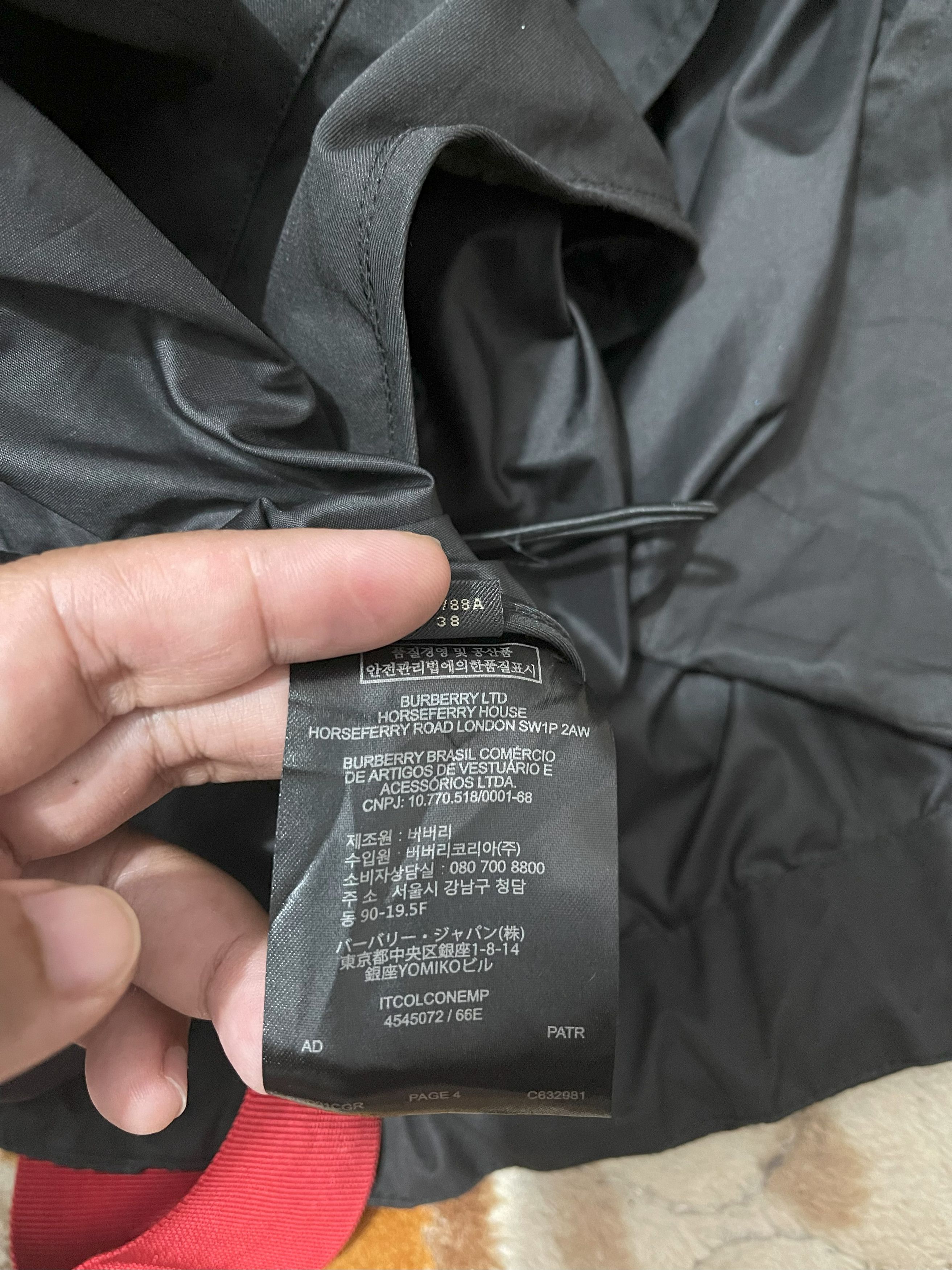 BURBERRY HORSEFERRY ROAD LONDON HOODIES WINDBREAKER JACKET