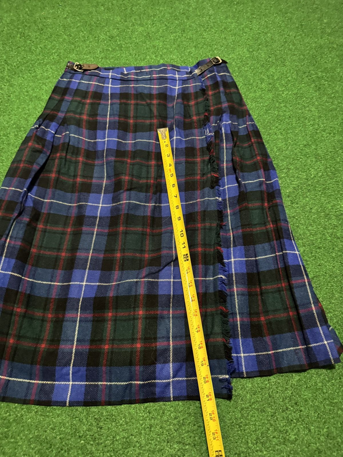 Vintage Vintage Plaid Pringle Of Scotland 70s Retro Scottish Skirt Size 32" / US 10 / IT 46 - 9 Thumbnail