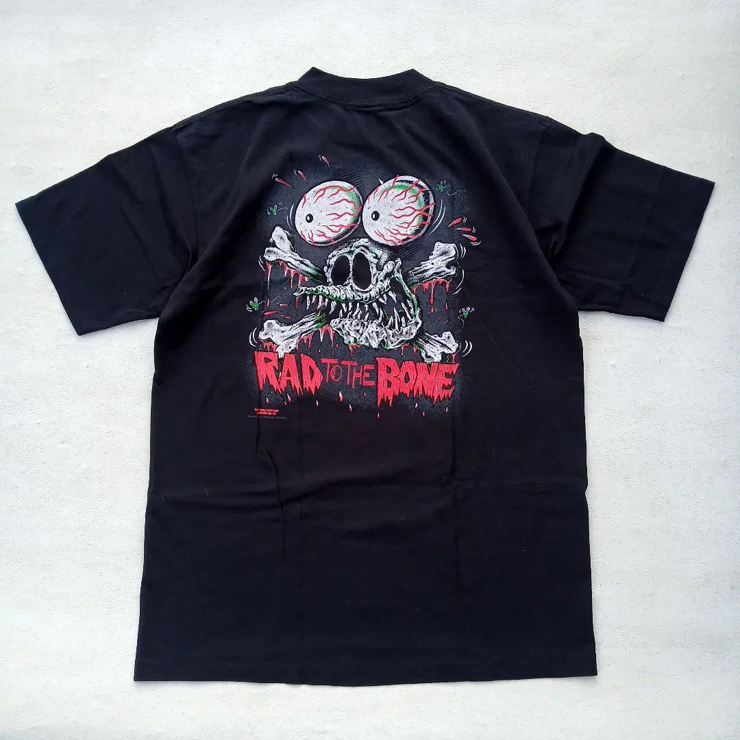 Vintage 🔥Rare🔥 Vintage 90s RAT FINK X MOONEYES 94 Size US L / EU 52-54 / 3 - 2 Thumbnail