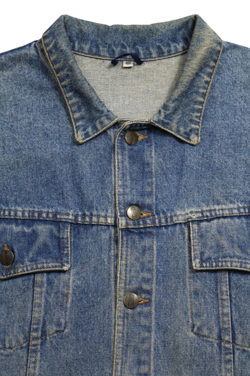 CLOSED × Marithe + Francois Girbaud 1980S MARITHE FRANCOIS GIRBAUD CLOSED BOXY DENIM JACKET Size US XL / EU 56 / 4 - 3 Thumbnail