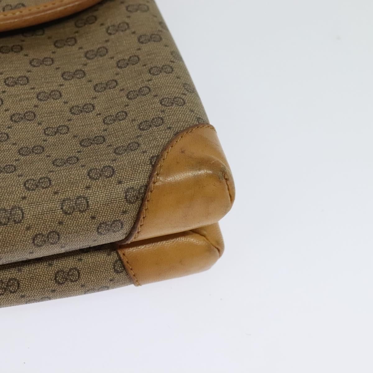 Gucci GUCCI Micro GG Supreme Shoulder Bag Pvc Beige Gold 007 49 Size ONE SIZE - 14 Thumbnail