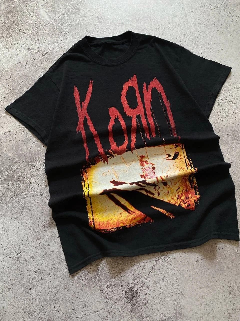 Band Tees KORN SELF TITLED DEBUT ALBUM NU METAL BAND TEE Size US S / EU 44-46 / 1 - 3 Thumbnail