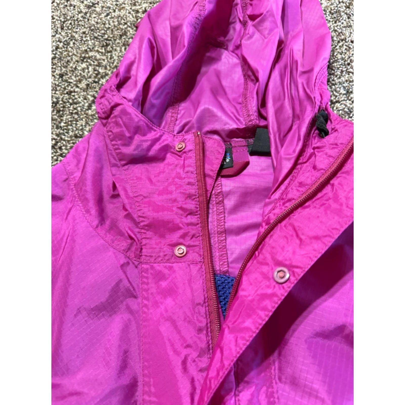 Patagonia Vintage Patagonia Womens Windbreaker Rain Jacket XL Lightweight Pink Purple Size XL / US 12-14 / IT 48-50 - 5 Thumbnail
