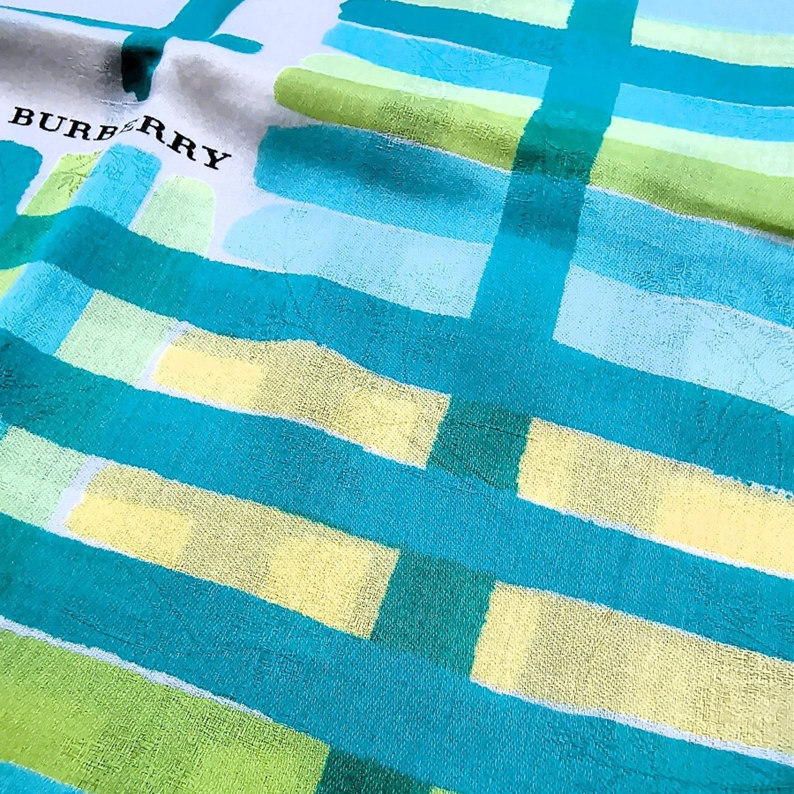 Burberry Burberry WaterColor Style - Handkerchief Scarf [58cm x 58cm] Size ONE SIZE - 7 Thumbnail