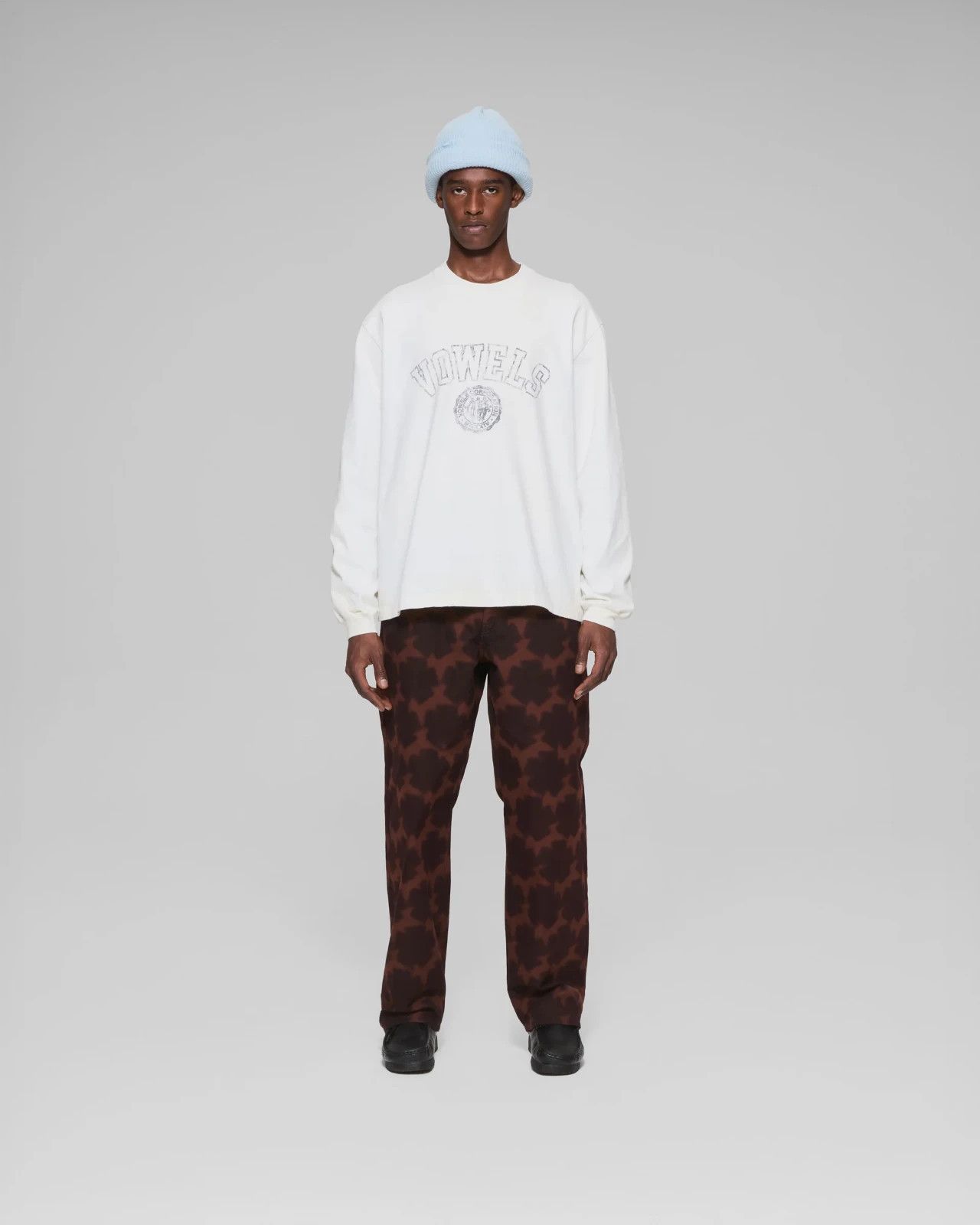 Auralee Vowels Japan Faded Collegiate Heavyweight Longsleeve Tee Size US L / EU 52-54 / 3 - 2 Thumbnail