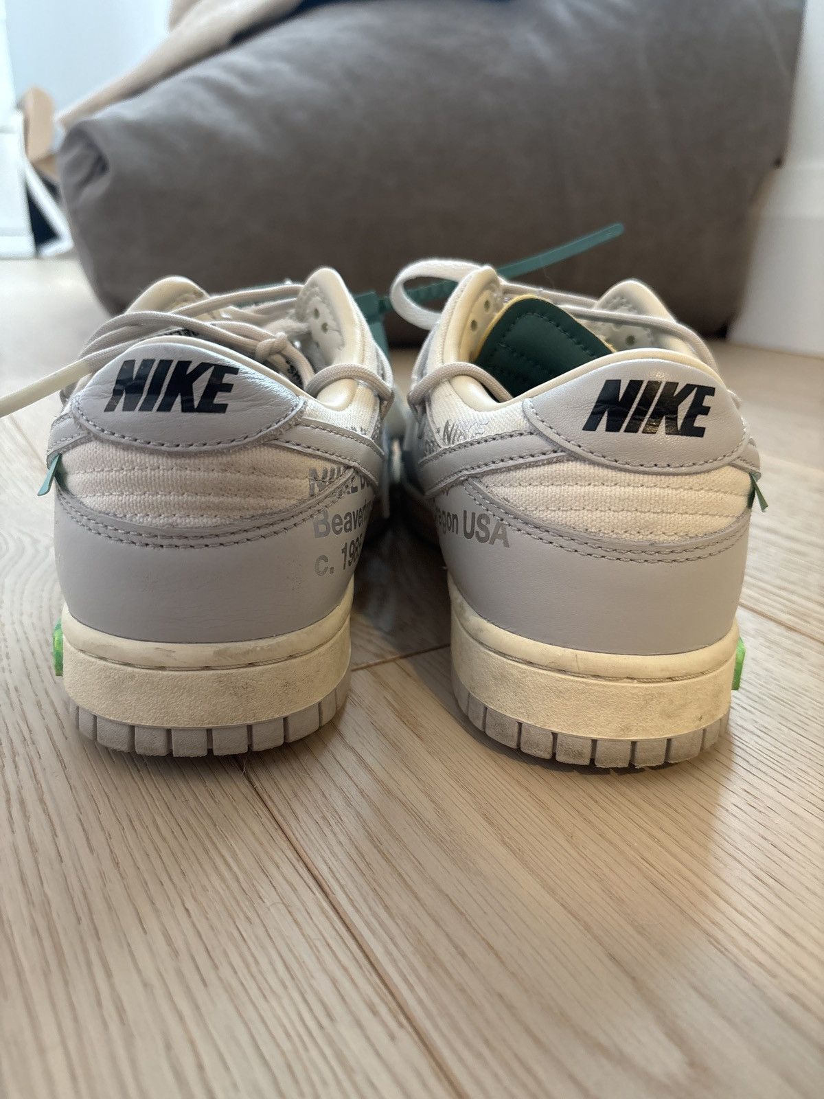 Off-White Lot 42 Off White x Nike Low Dunks Size US 7.5 / EU 40-41 - 8 Thumbnail
