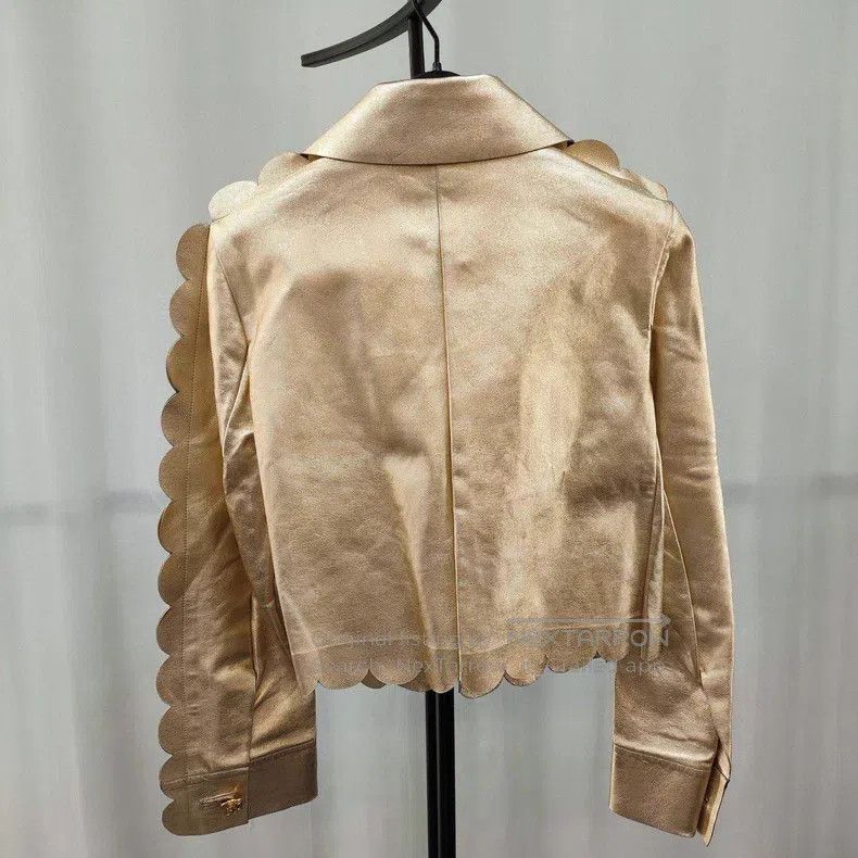 Fendi Fendi Gold Glitter Jacket Size XS / US 0-2 / IT 36-38 - 2 Thumbnail