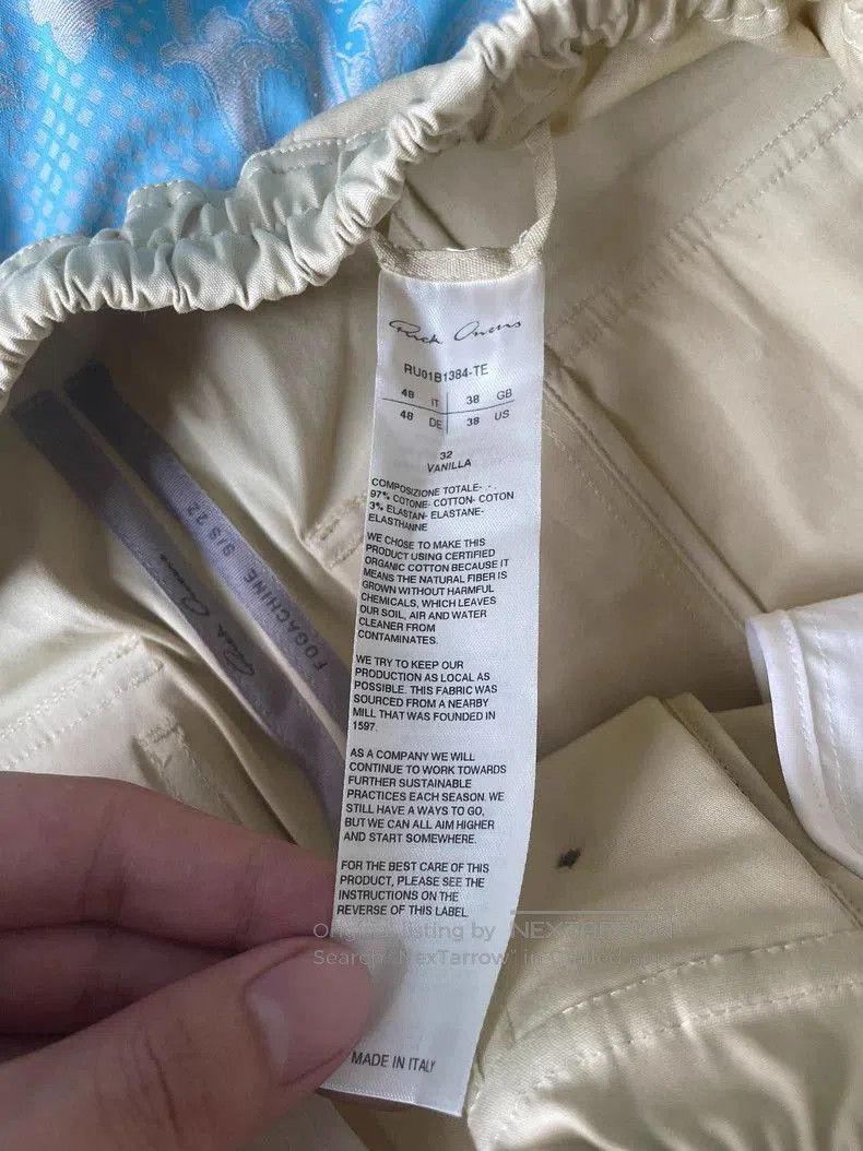 Rick Owens Rick Owens Beige Casual Shorts. Size US 34 / EU 50 - 3 Thumbnail