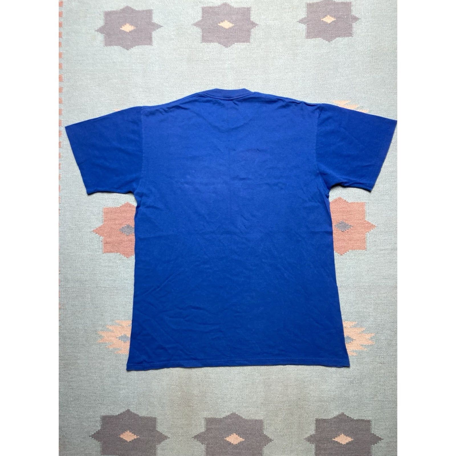 Vintage VINTAGE Animal T-Shirt 90s Mens T-Shirt Kangaroo Blue Large Size US L / EU 52-54 / 3 - 5 Thumbnail