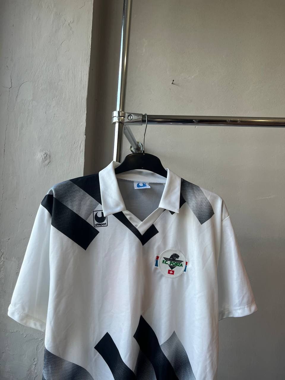 Vintage 90’S FC PORZA UHLSPORT #6 VINTAGE SOCCER JERSEY SHIRT SZ XL Size US XL / EU 56 / 4 - 3 Thumbnail