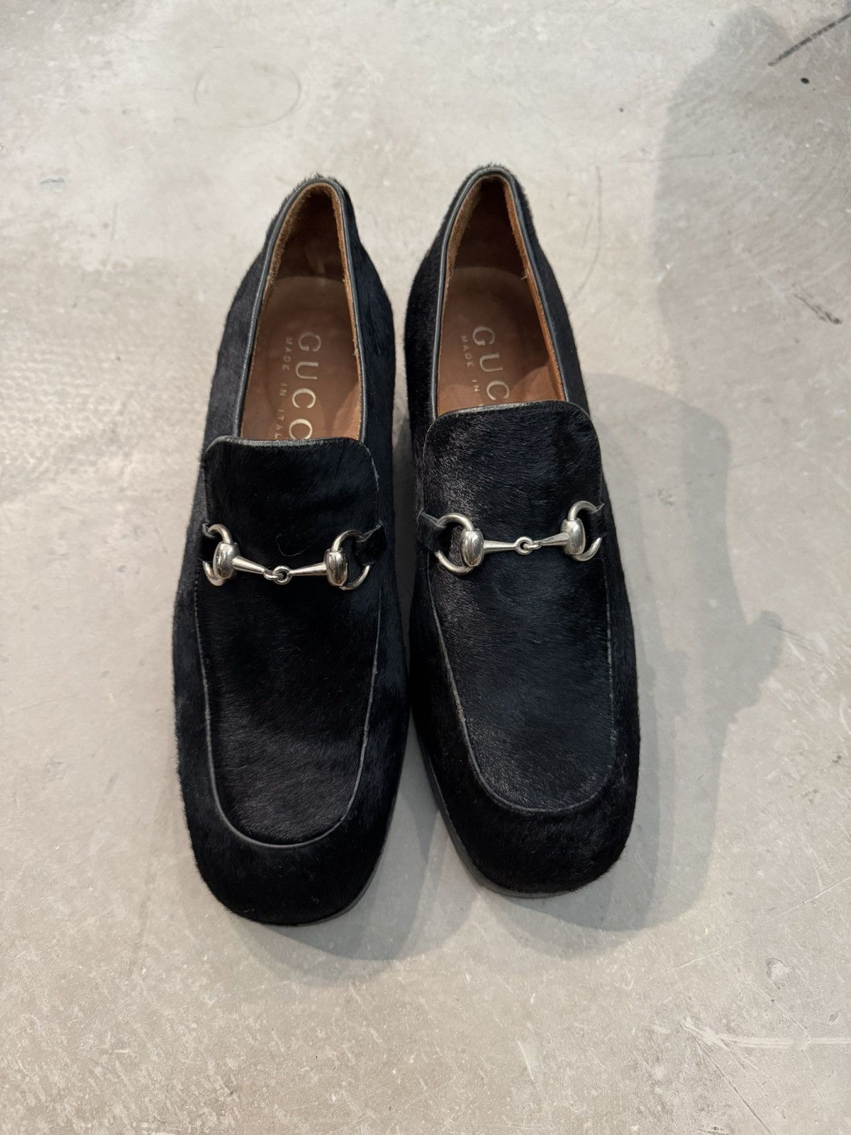 Gucci Horse Leather Loafers