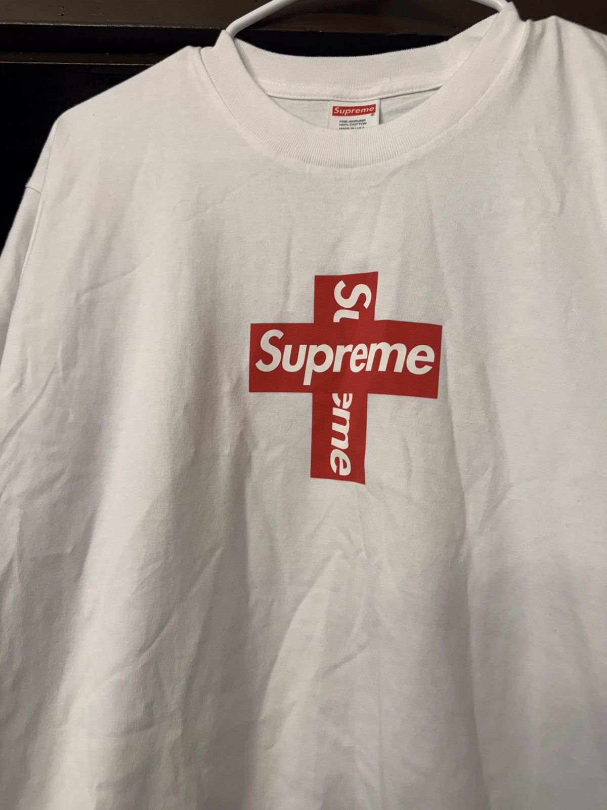 Supreme Supreme Cross Box Logo Size Large Size US L / EU 52-54 / 3 - 3 Thumbnail