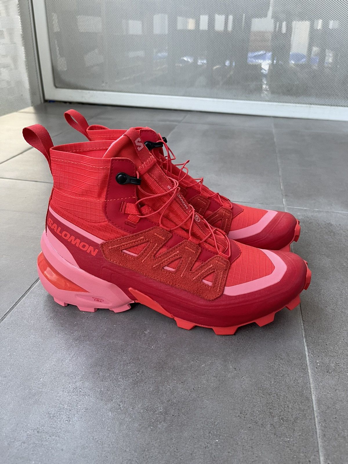 Maison Margiela !DS! AW22 Maison Margiela X Salomon Red Sneakers Size US 12 / IT 42 - 11 Thumbnail