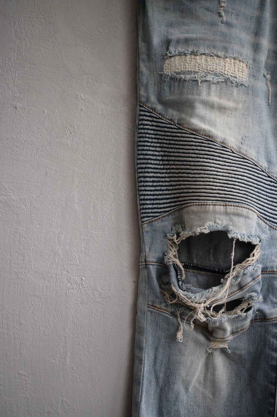 Balmain Balmain Distressed Biker Jeans Size US 32 / EU 48 - 3 Thumbnail