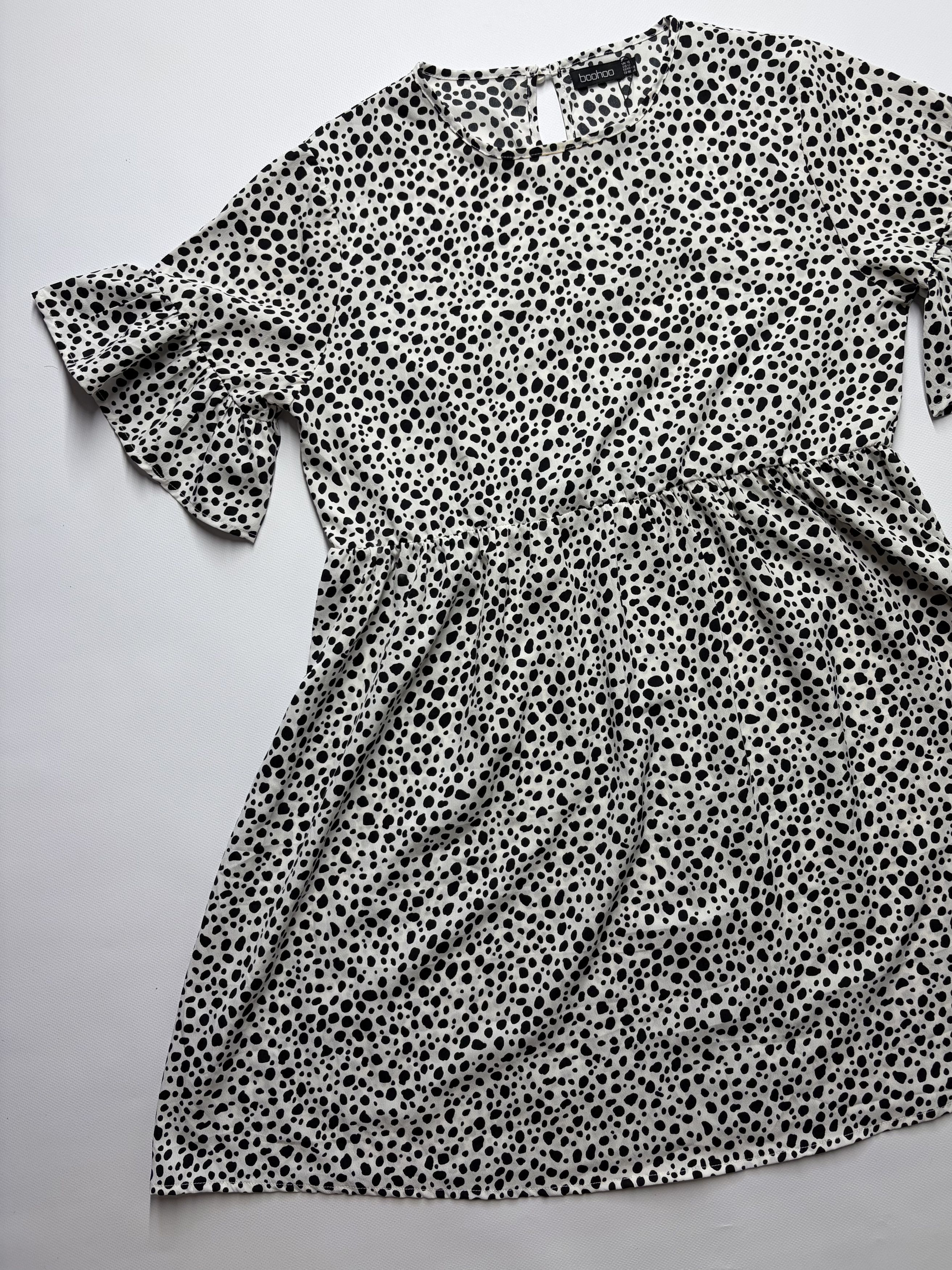 Vintage Vintage Women's Printed Dress Size L / US 10 / IT 46 - 2 Thumbnail