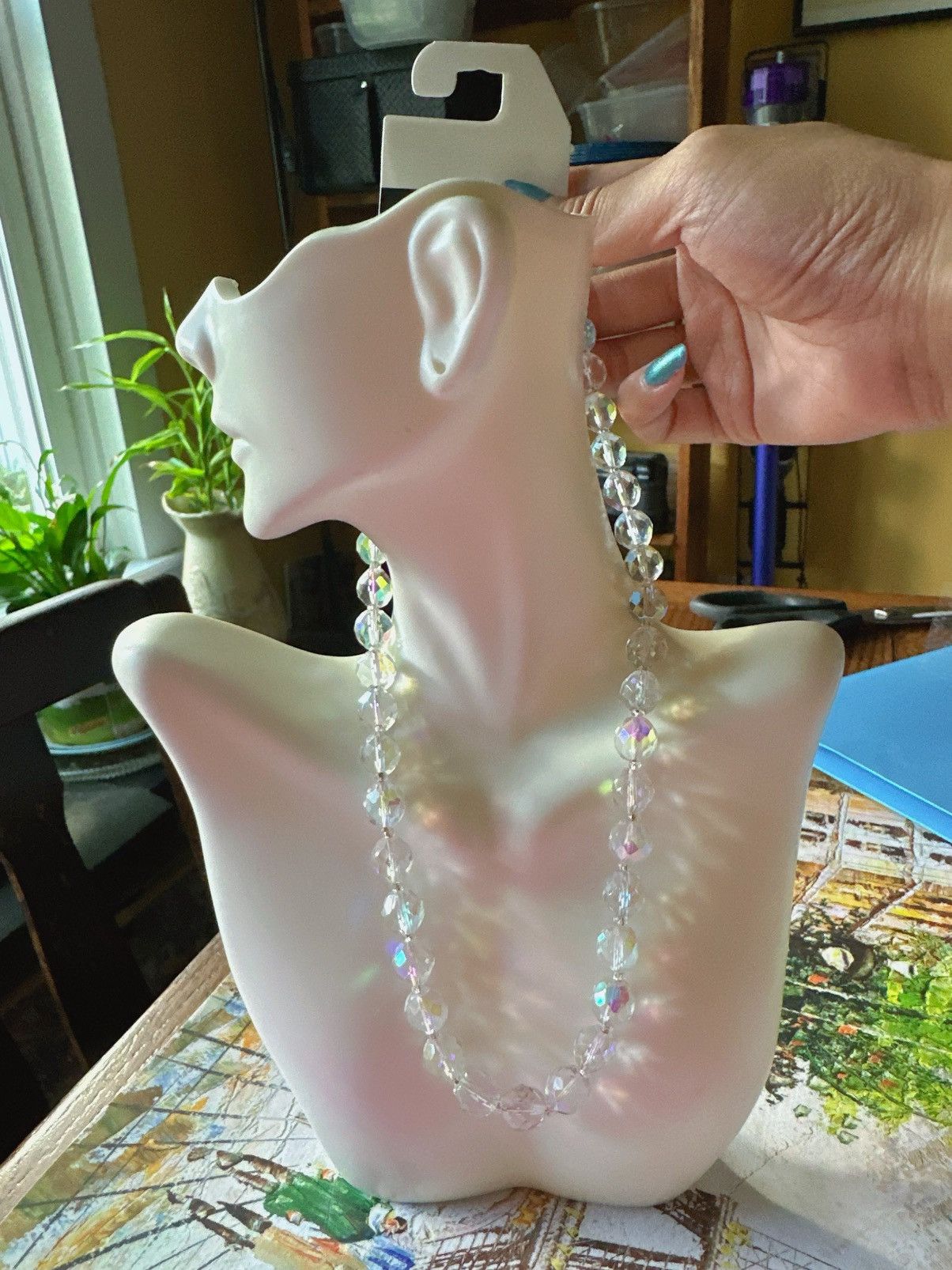 Nine West Nine West necklaces crystal clear transparent beads shiny Size ONE SIZE - 1 Thumbnail