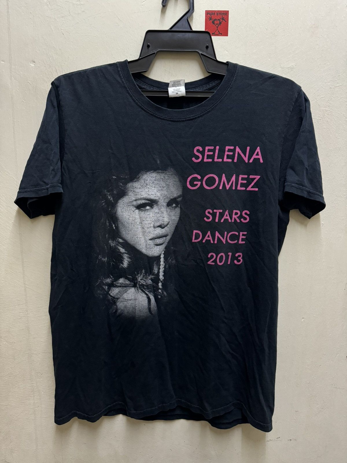 image of Band Tees x Tour Tee Salena Gomez in Black, Men's (Size Medium)