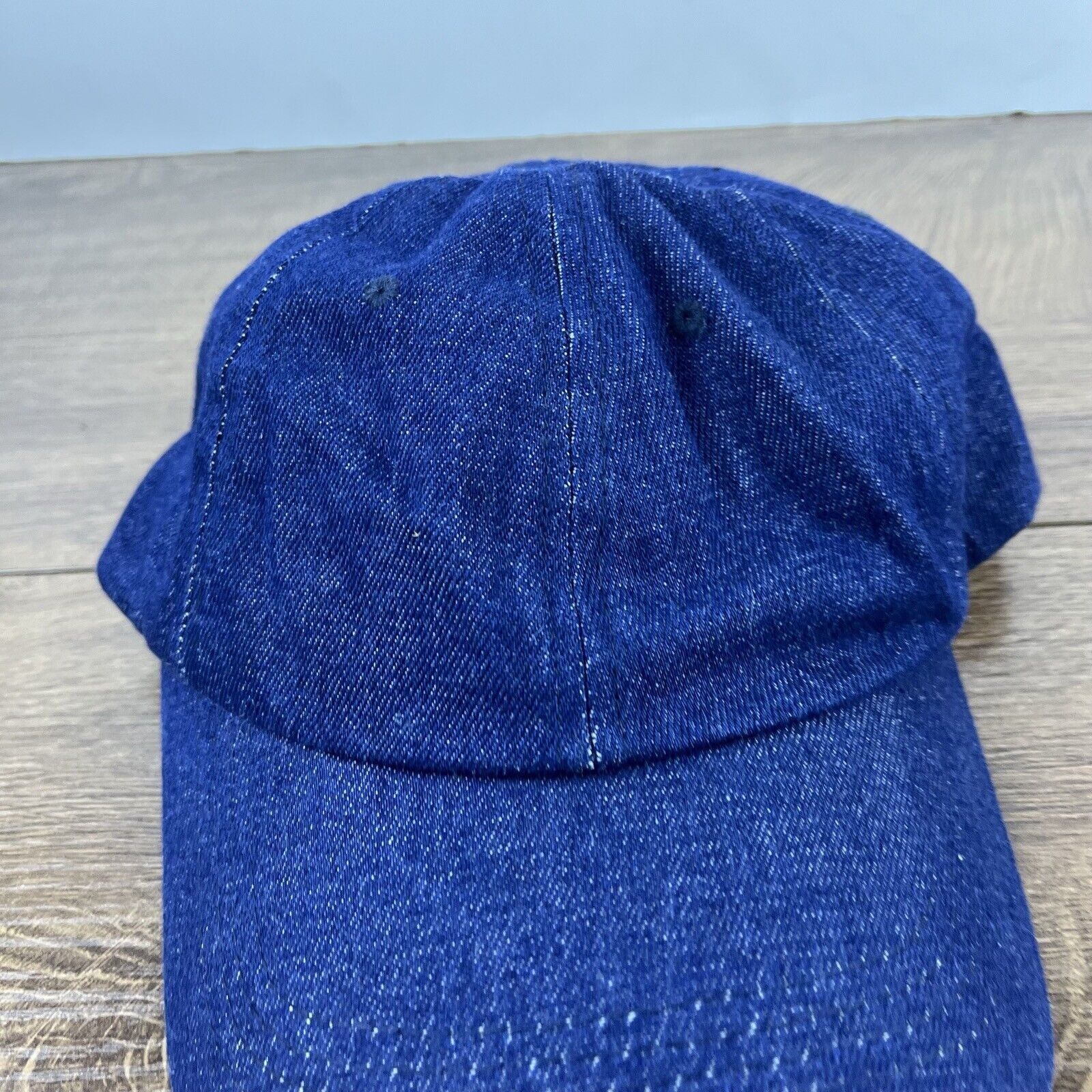 Other Blue Jean Hat Blue Cap Adjustable Blue Adult Size Hat Size ONE SIZE - 6 Thumbnail