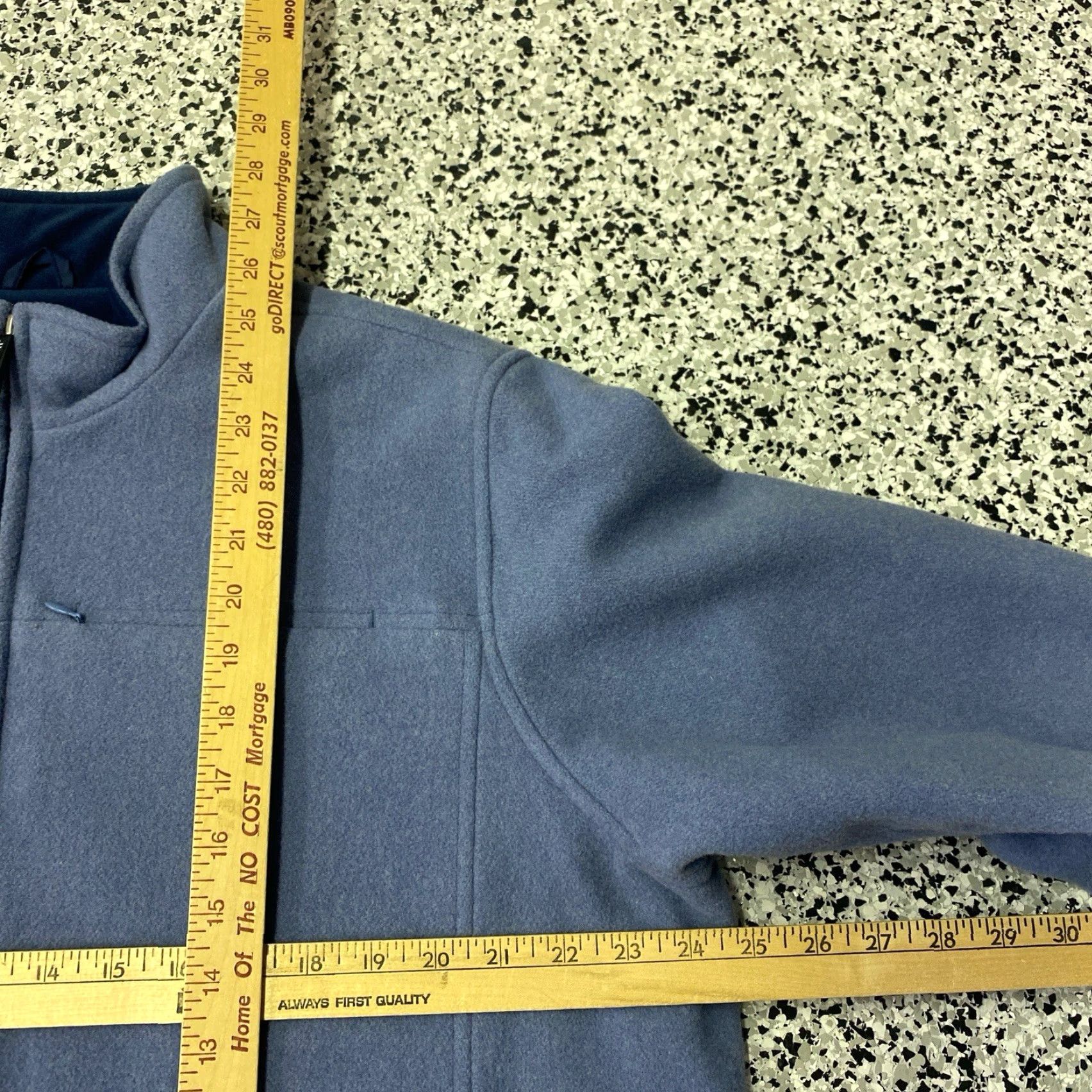 Vintage Woolrich Wool Full Zip Up Jacket Womens Technowool Mid-Length XL Blue/Purple Size XL Regular Women Basic Jacket Size XL / US 12-14 / IT 48-50 - 2 Thumbnail