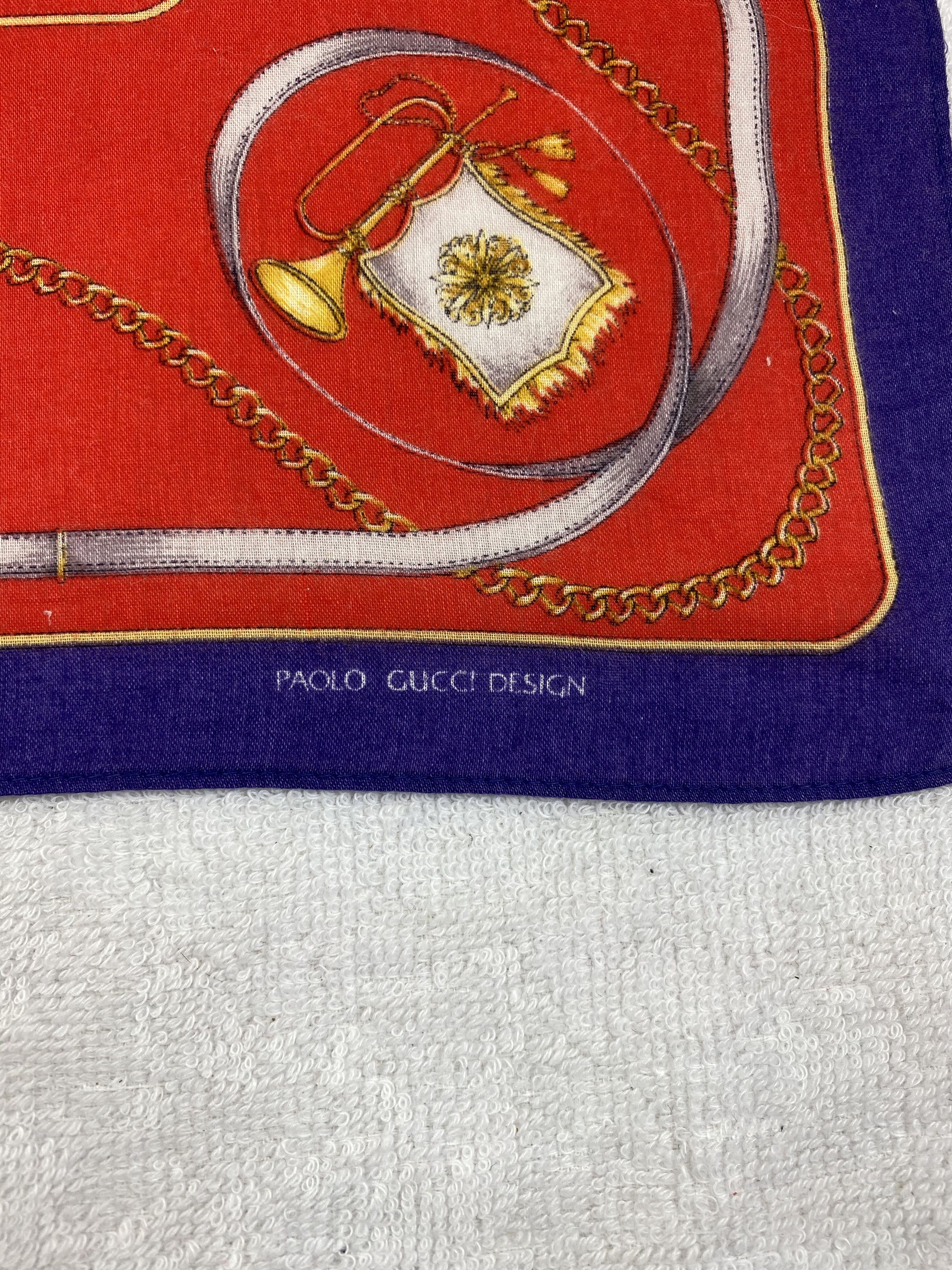 Paolo Gucci Paolo Gucci Handkerchief / Bandana / Neckerchief Size ONE SIZE - 5 Thumbnail