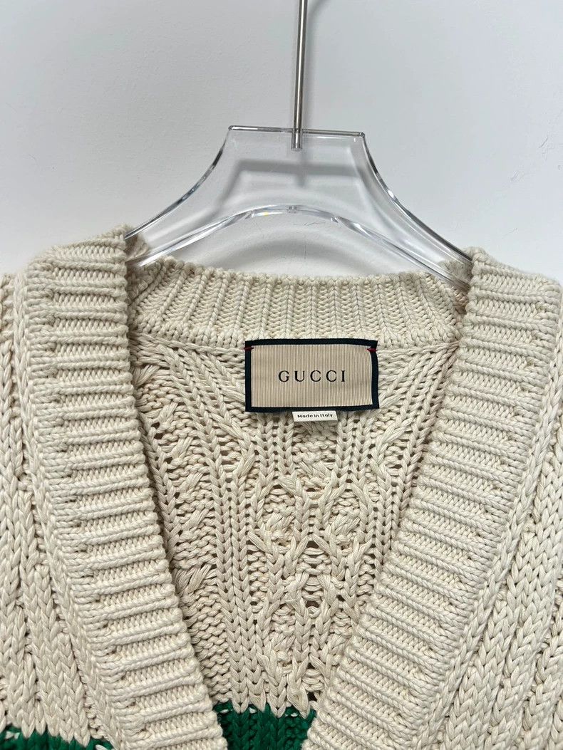 Gucci Gucci Red and green striped cardigan jacket 2503-Nextarrow Size US S / EU 44-46 / 1 - 3 Thumbnail