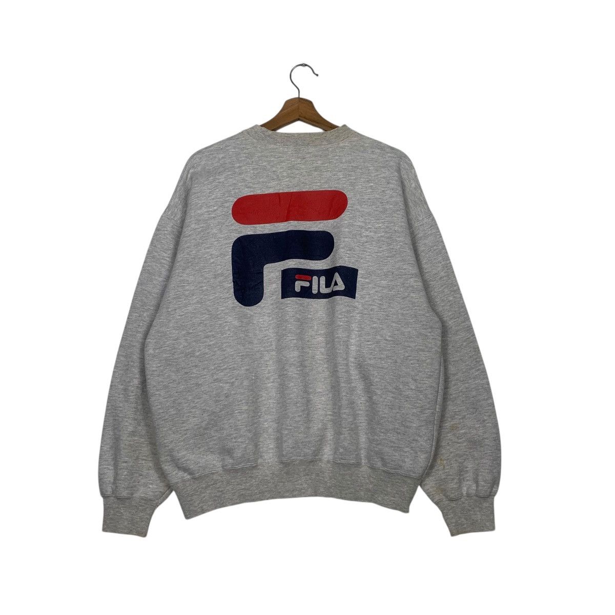 Fila Vintage Fila Big Logo Sweatshirt Made In USA Size US M / EU 48-50 / 2 - 7 Thumbnail