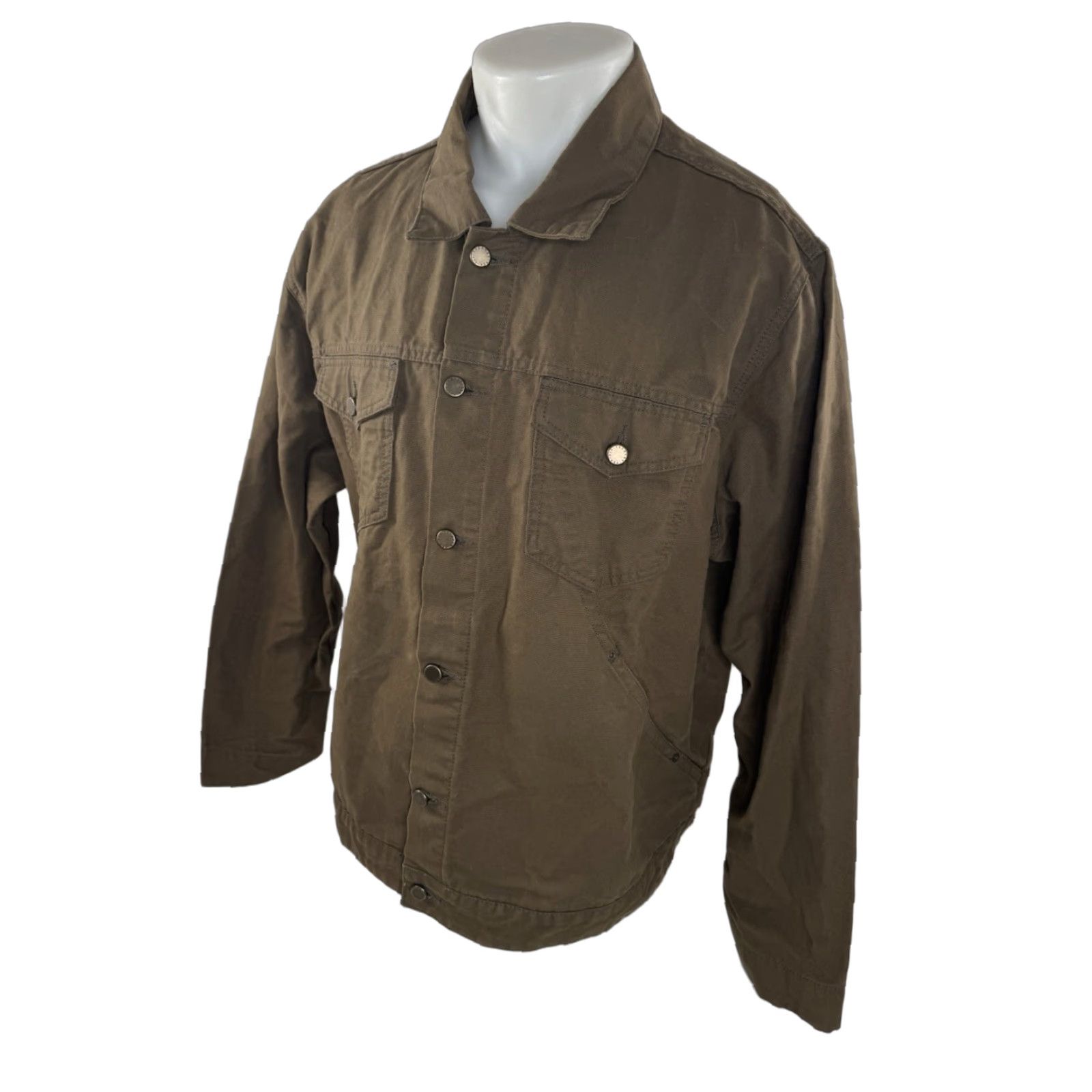 Tecovas Tecovas Waxed Cotton Canvas Mens XXL Ranch Western Field Jacket Size US XXL / EU 58 / 5 - 1 Thumbnail