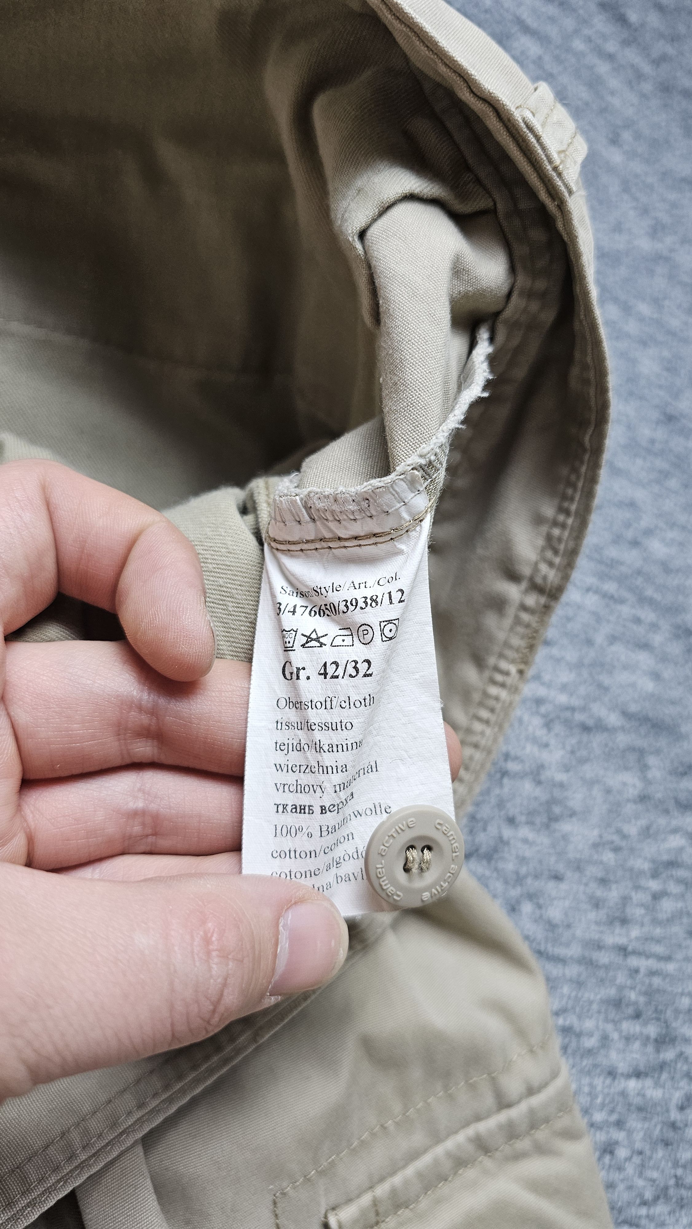 camel active Vintage Camel Active Zip-Off Convertible Cargo Pants Size US 40 / EU 56 - 7 Thumbnail