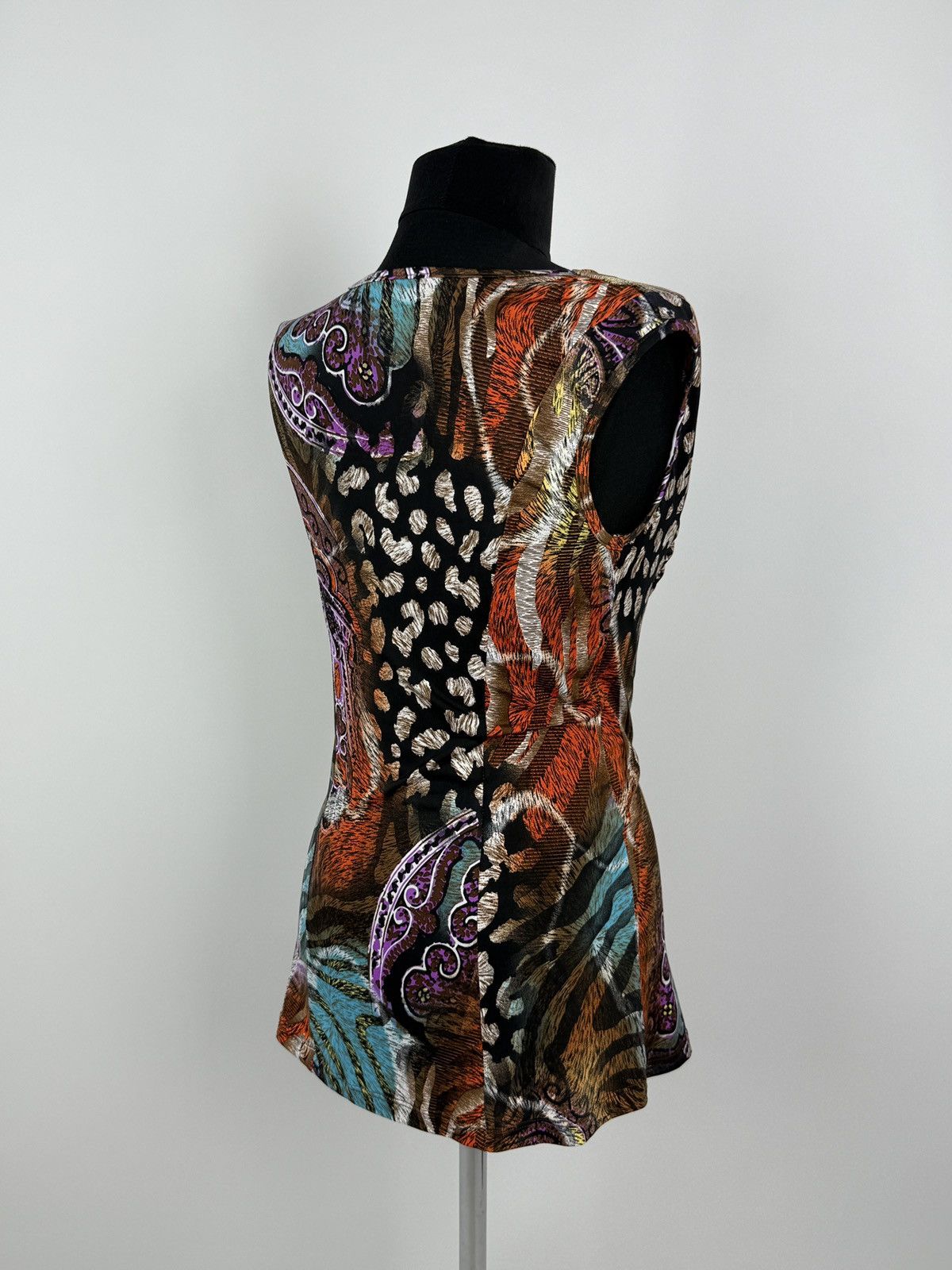 Vintage Y2K Vintage Mesmerize Draped Front Boho Sleeveless Tank Top Size S / US 4 / IT 40 - 2 Thumbnail
