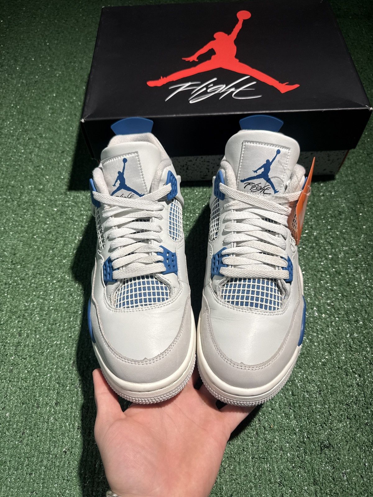 Jordan Brand Jordan 4 military blue 2024 Size US 9 / EU 42 - 3 Thumbnail
