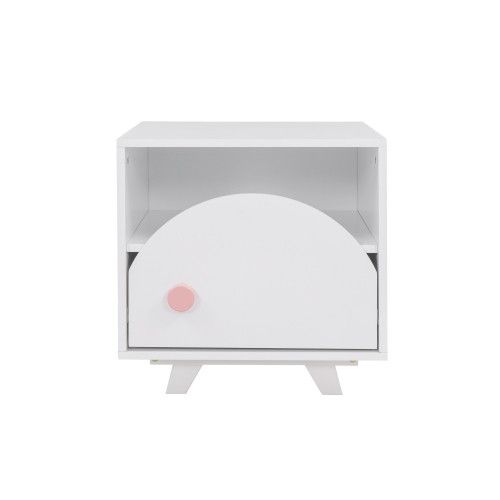 Designer × Homemade Wooden Nightstand with a Drawer and an Open Storage,End Tabl Size US L / EU 52-54 / 3 - 3 Thumbnail