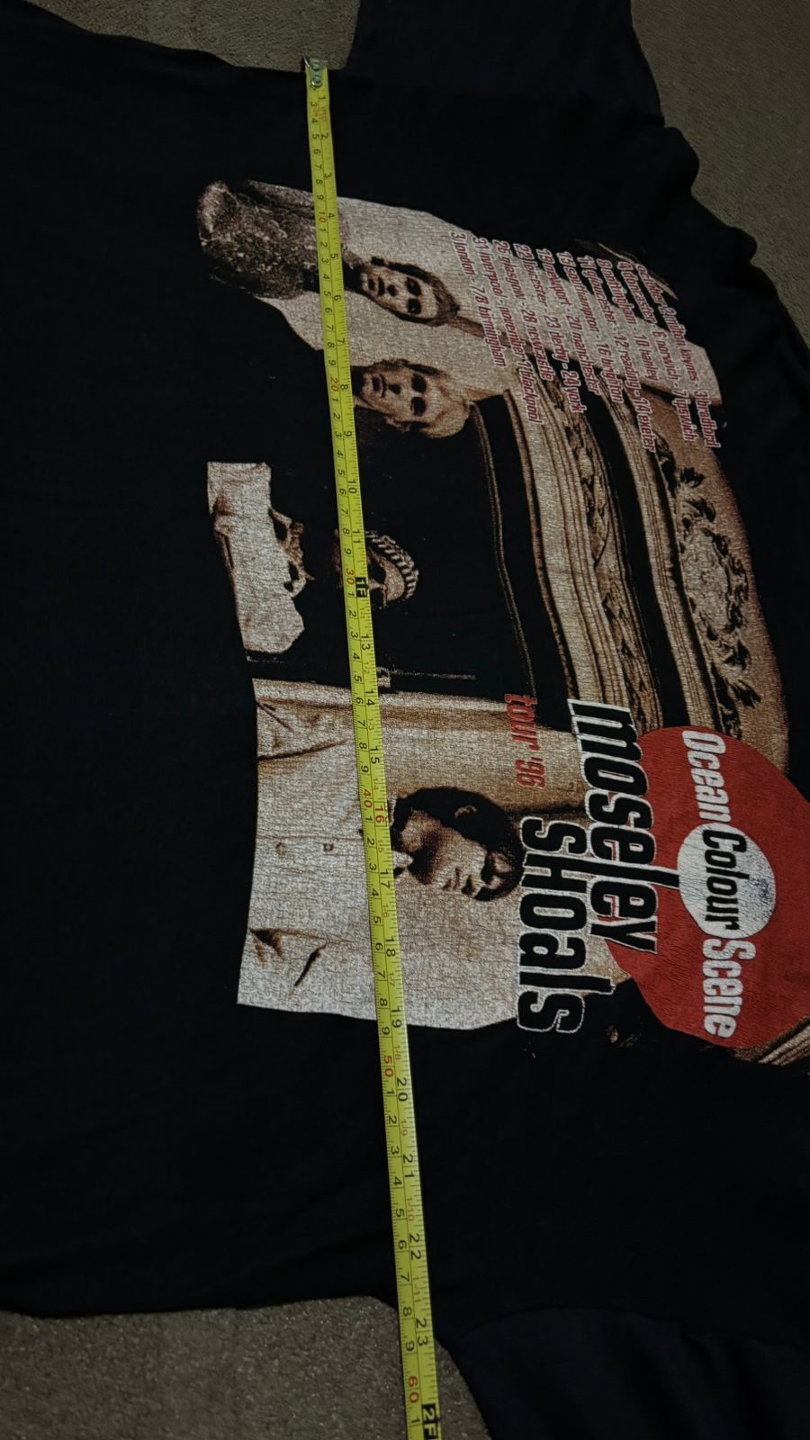 Band Tees Vintage Ocean Colour Scene Tour 1996,Oasis,Radiohead Size US XL / EU 56 / 4 - 11 Thumbnail