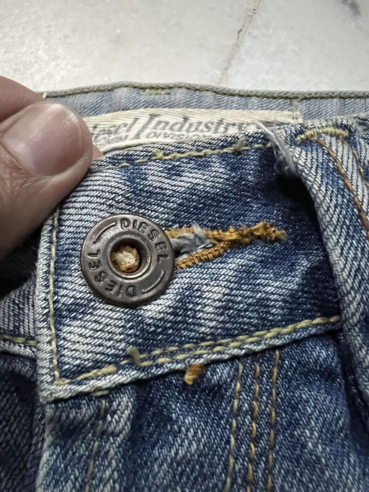 Diesel 💥FLARE💥DIESEL INDUSTRY WASHED FADED JEANS Size US 31 - 11 Thumbnail