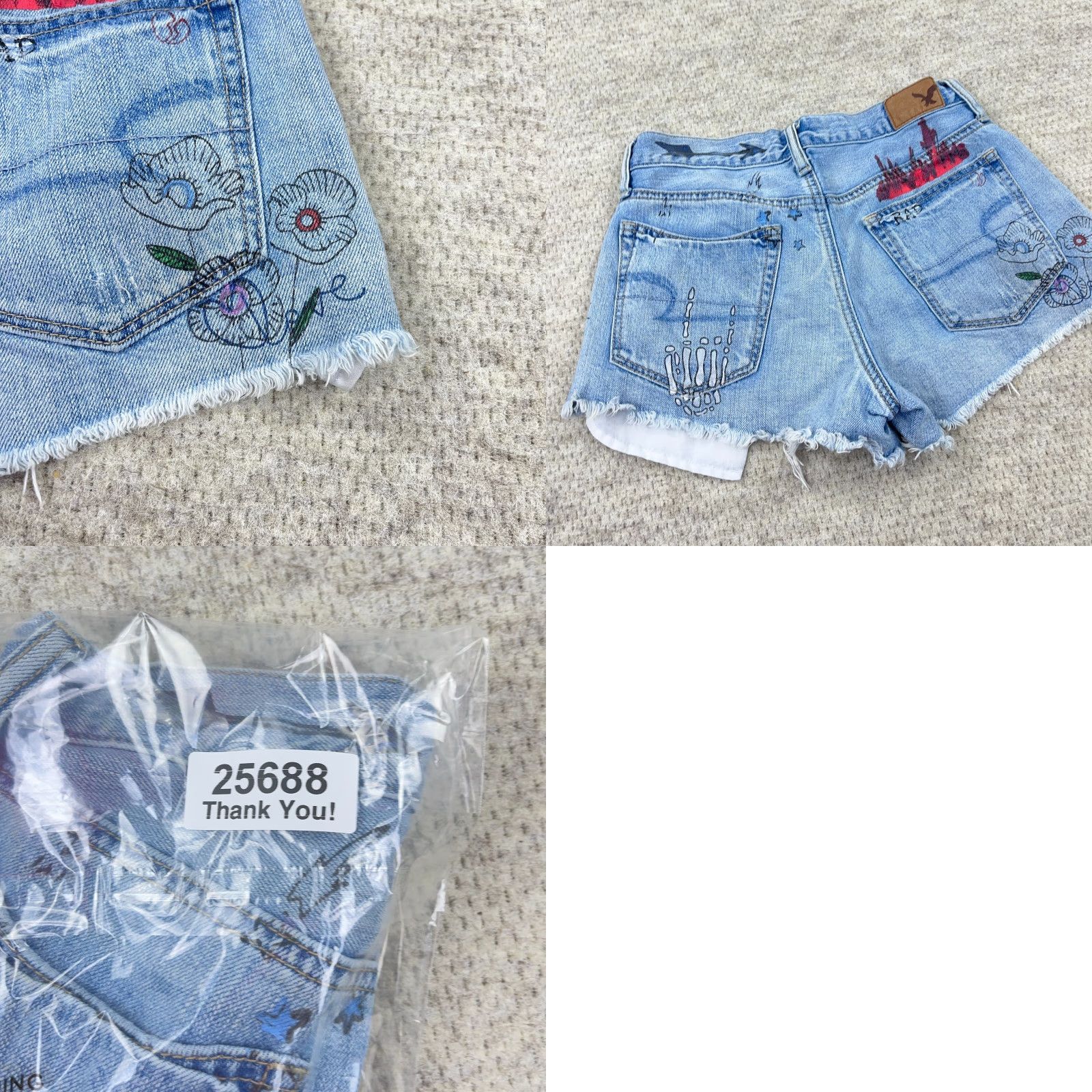American Eagle Outfitters American Eagle Outfitters Shirts Women Vintage High Rise Button Fly School Drawing Art Modern Classic Size XS / US 0-2 / IT 36-38 - 10 Thumbnail