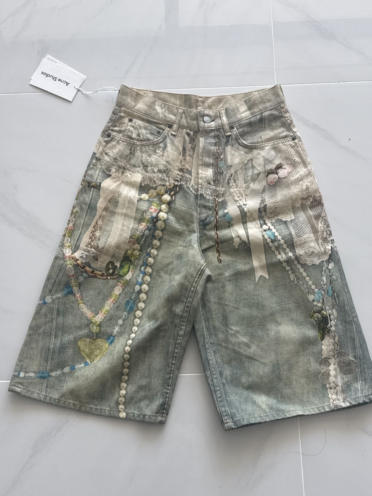 Acne Studios Acne Studios Trompe L’oeil Shorts Size US 34 / EU 50 - 4 Thumbnail