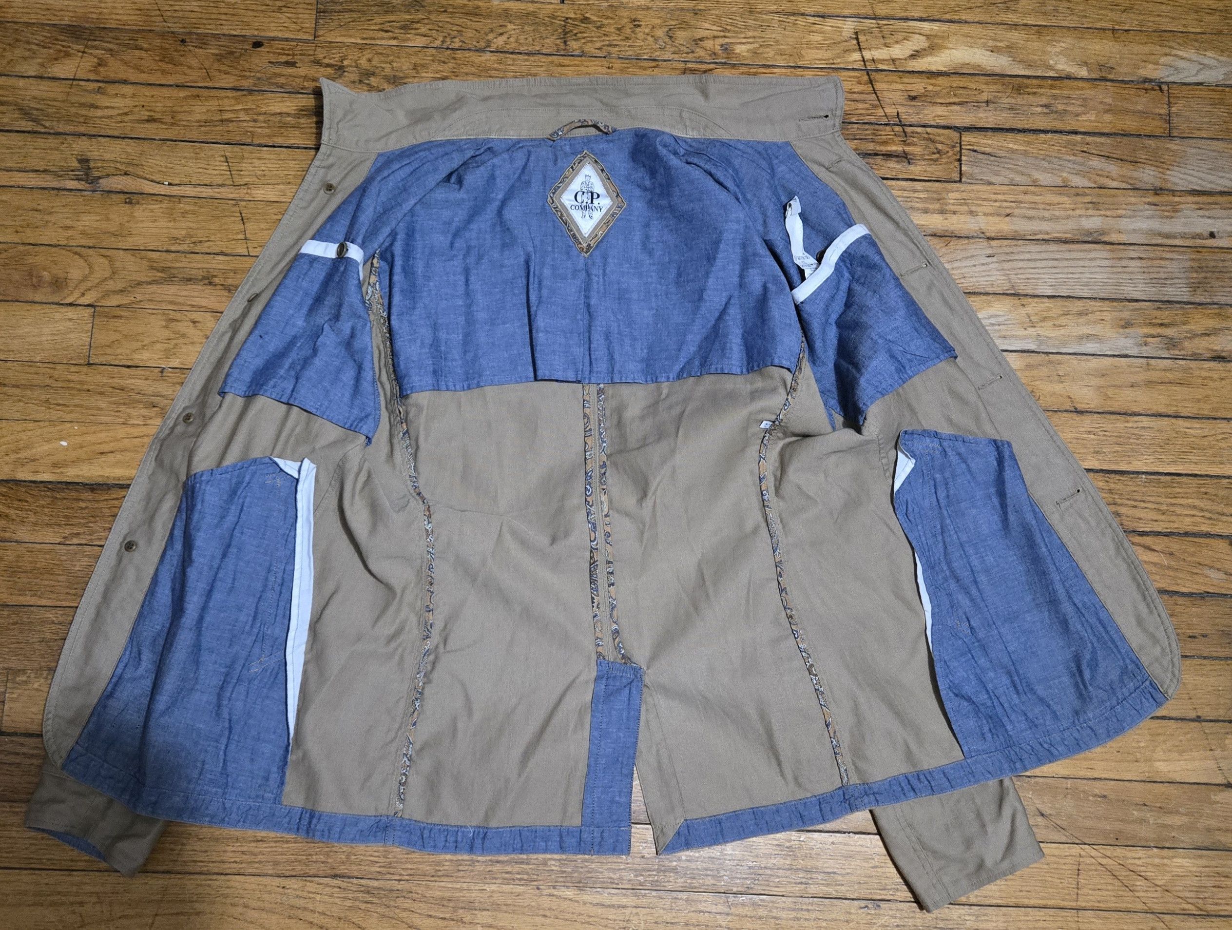 C.P. Company CP Company M 50 2010 Khaki Field Overshirt Size US M / EU 48-50 / 2 - 8 Thumbnail