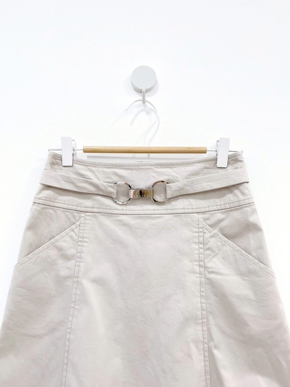 Celine Vintage Celine Belt Skirt Size 26" / US 2 / IT 38 - 3 Thumbnail