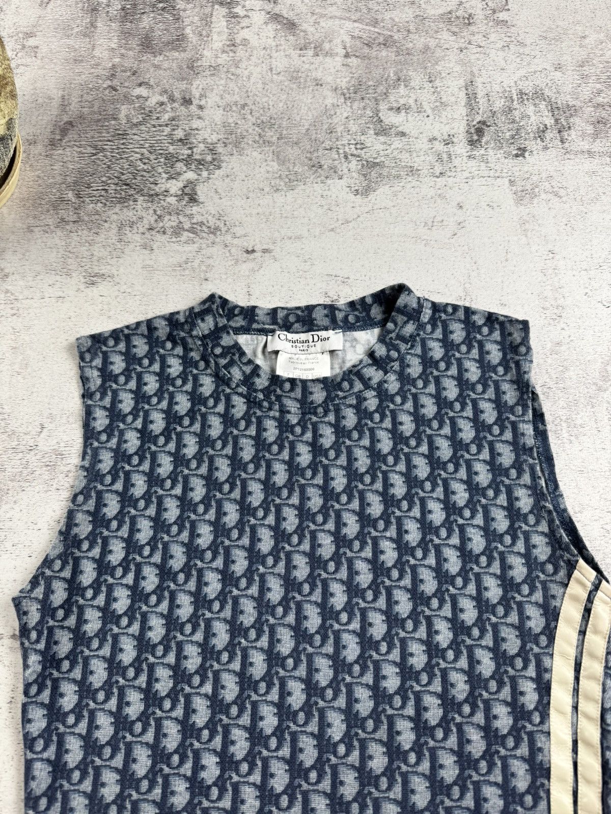 Dior Christian Dior 2005 Boutique Jadore Monogram Sleeveless Tank Trotter Top Size S / US 4 / IT 40 - 6 Thumbnail
