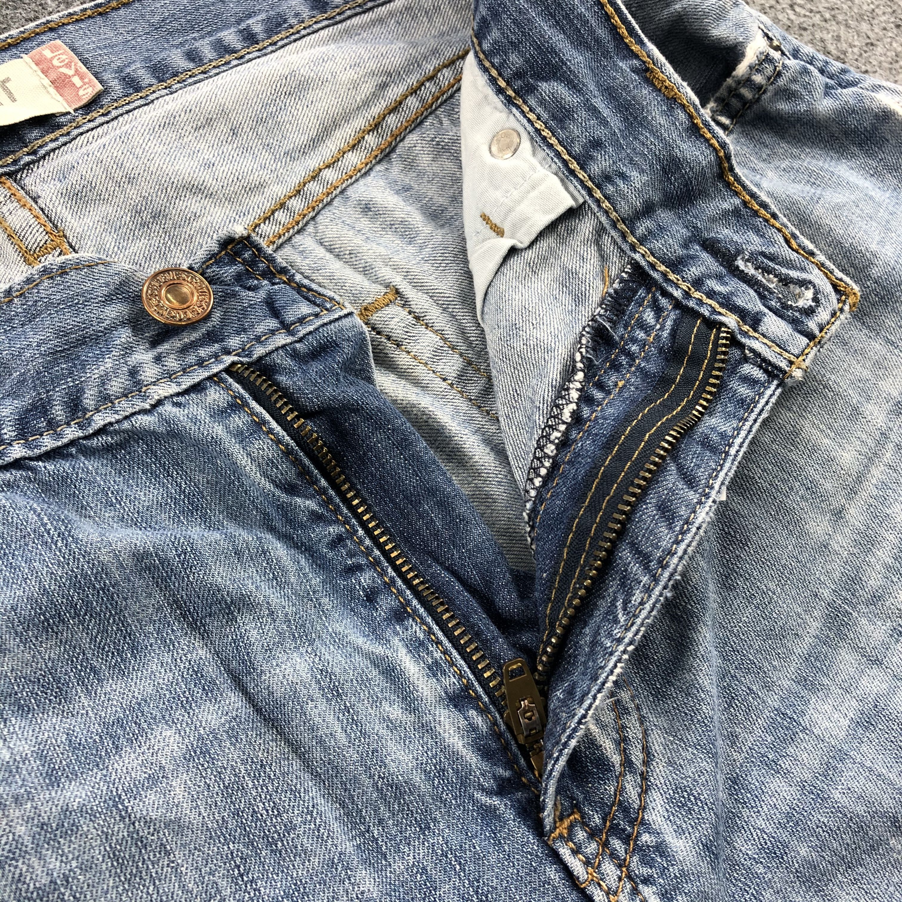 Levi's Vintage Distress Levis 505 Jeans-JM1240 Size US 30 / EU 46 - 9 Thumbnail