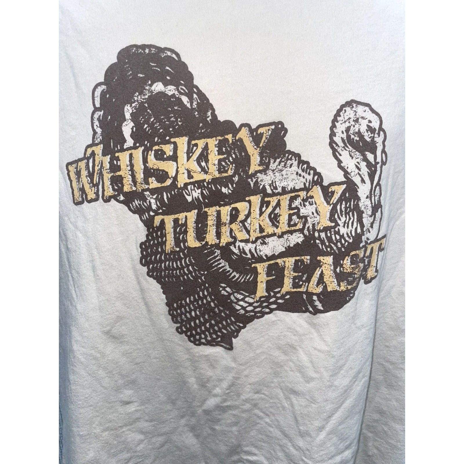 Vintage Grunt Style Men's T-Shirt Large Brown Cotton Graphic 2000s Size US L / EU 52-54 / 3 - 2 Thumbnail