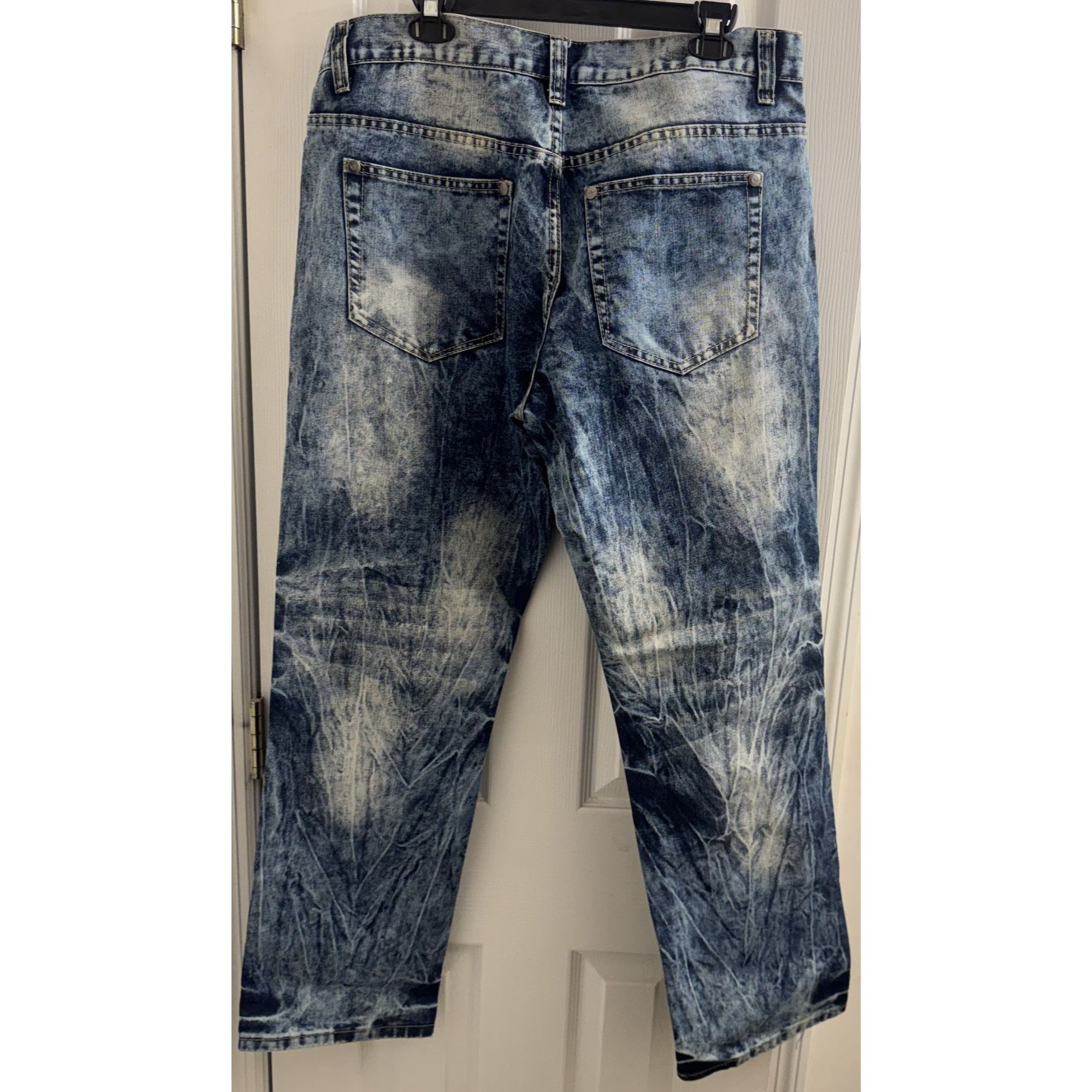 Maximilian Davis Max Milian Ripped Distressed Jean Mens 36/30 Size US 36 / EU 52 - 2 Thumbnail