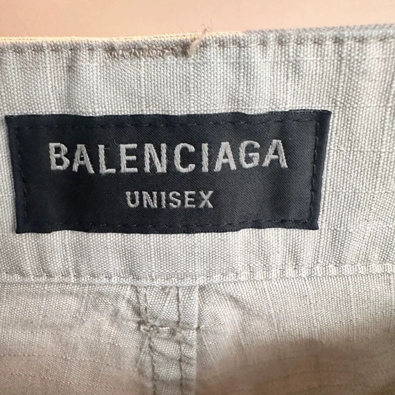 Balenciaga Balenciaga Beige Drawstring Cargo Pants Size M Size US 32 / EU 48 - 3 Thumbnail