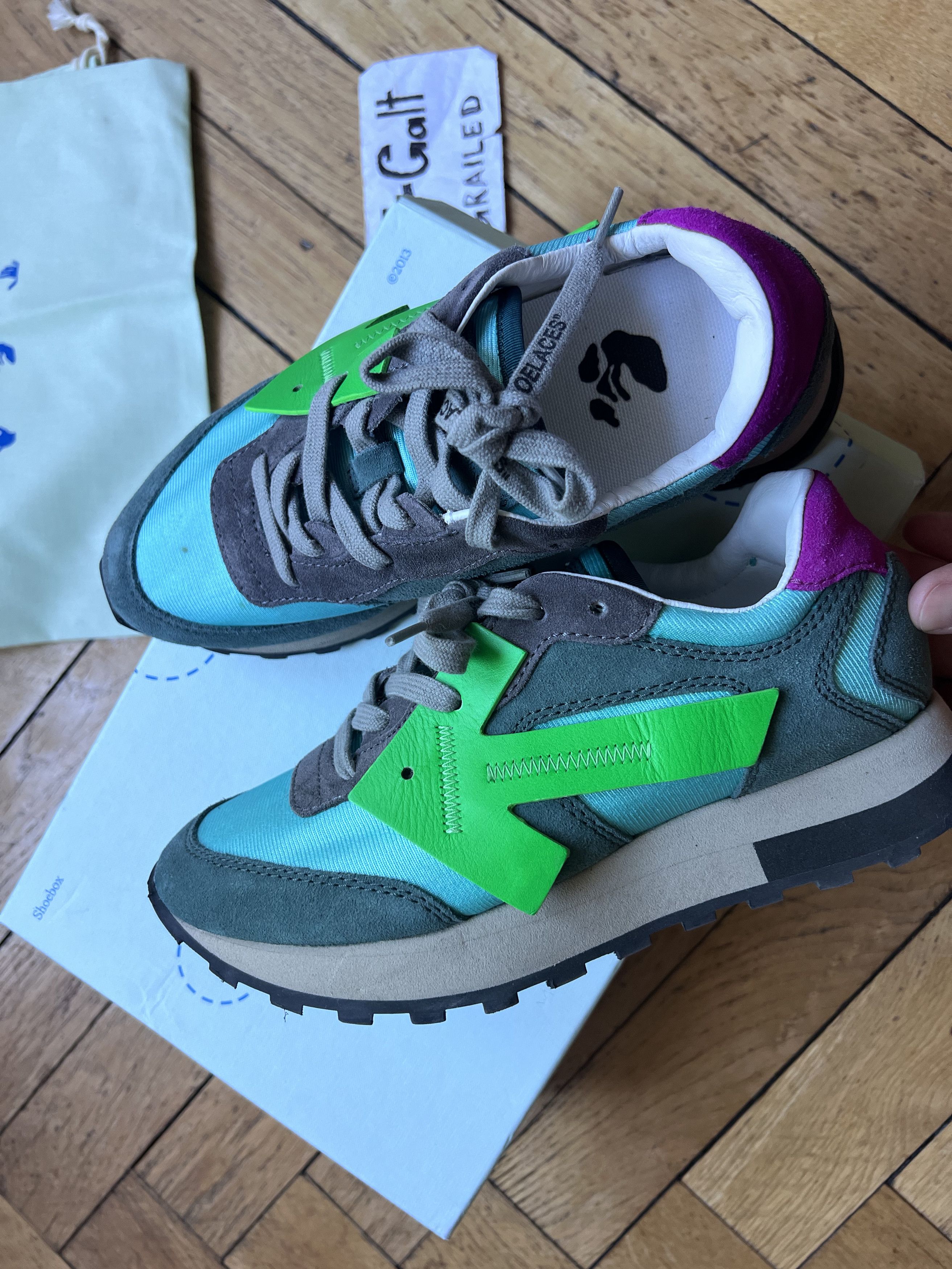 Off-White Off-White low runner / Virgil Era, Made in Italy | Sz37 Size US 7 / IT 37 - 10 Thumbnail