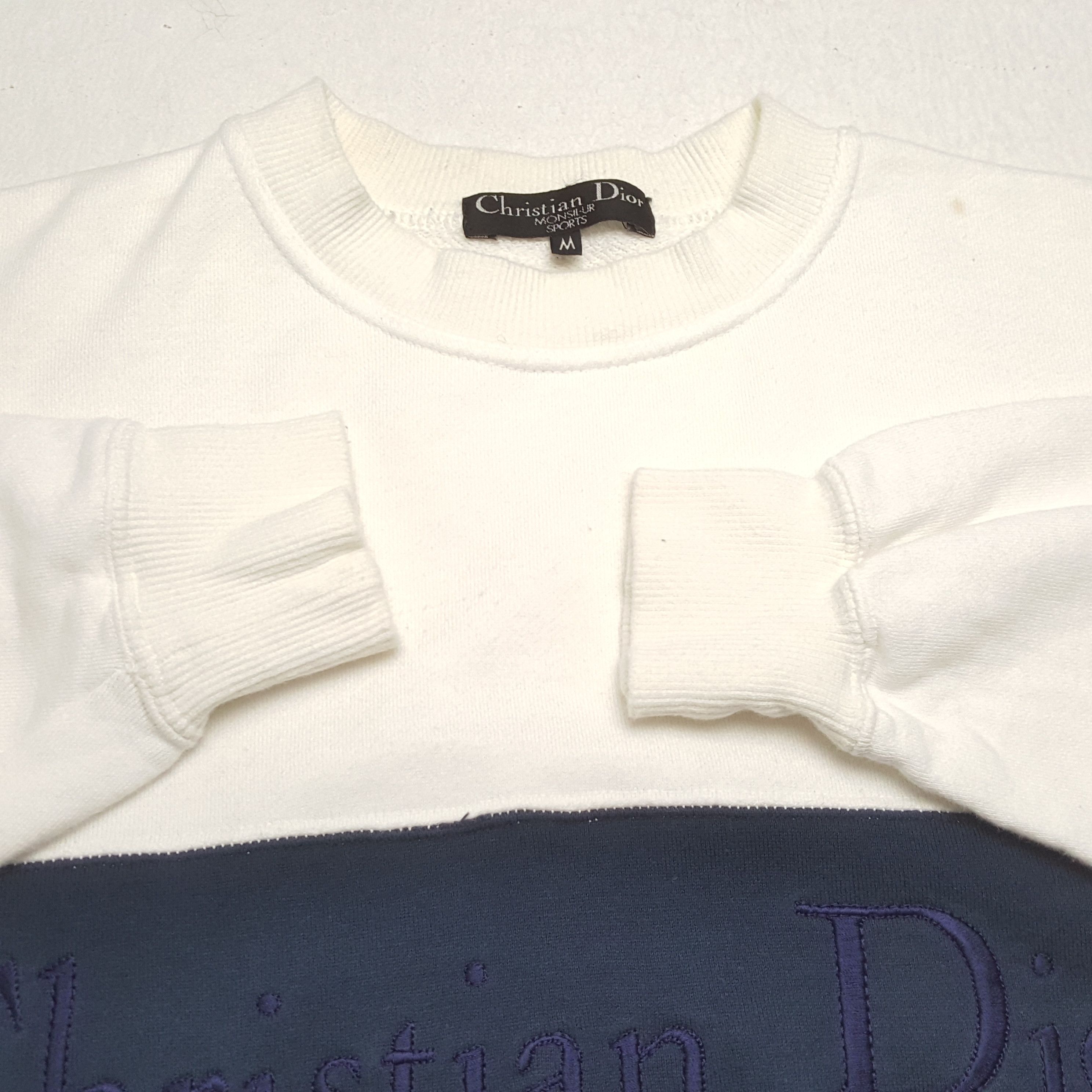 Christian Dior Monsieur × Vintage Vintage CHRISTIAN DIOR Italian Fashion Brand Sweatshirts Size US M / EU 48-50 / 2 - 9 Thumbnail