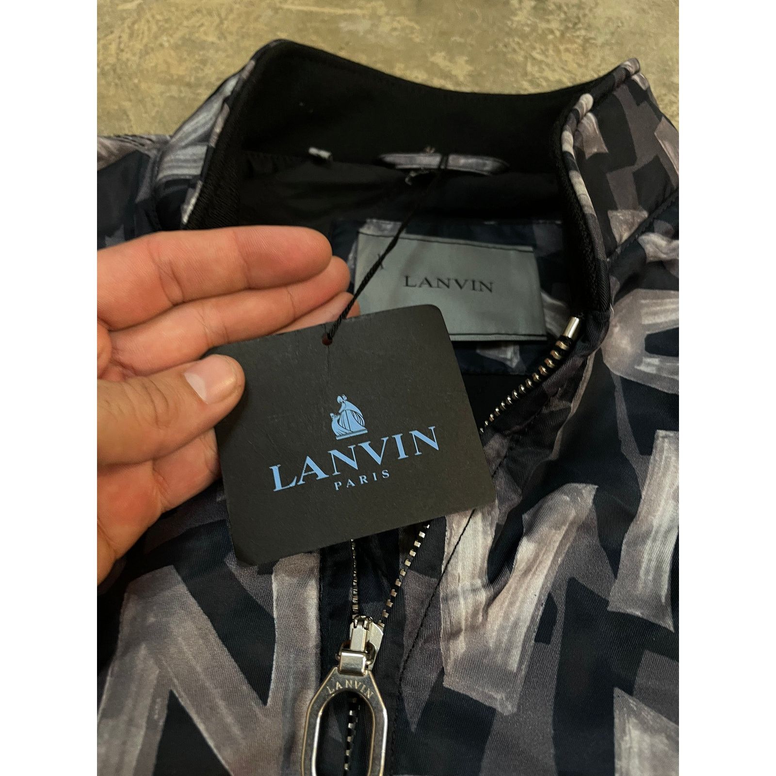 Lanvin Lanvin Bomber Jacket Grey Medium Used Size US 36 / EU 52 - 5 Thumbnail