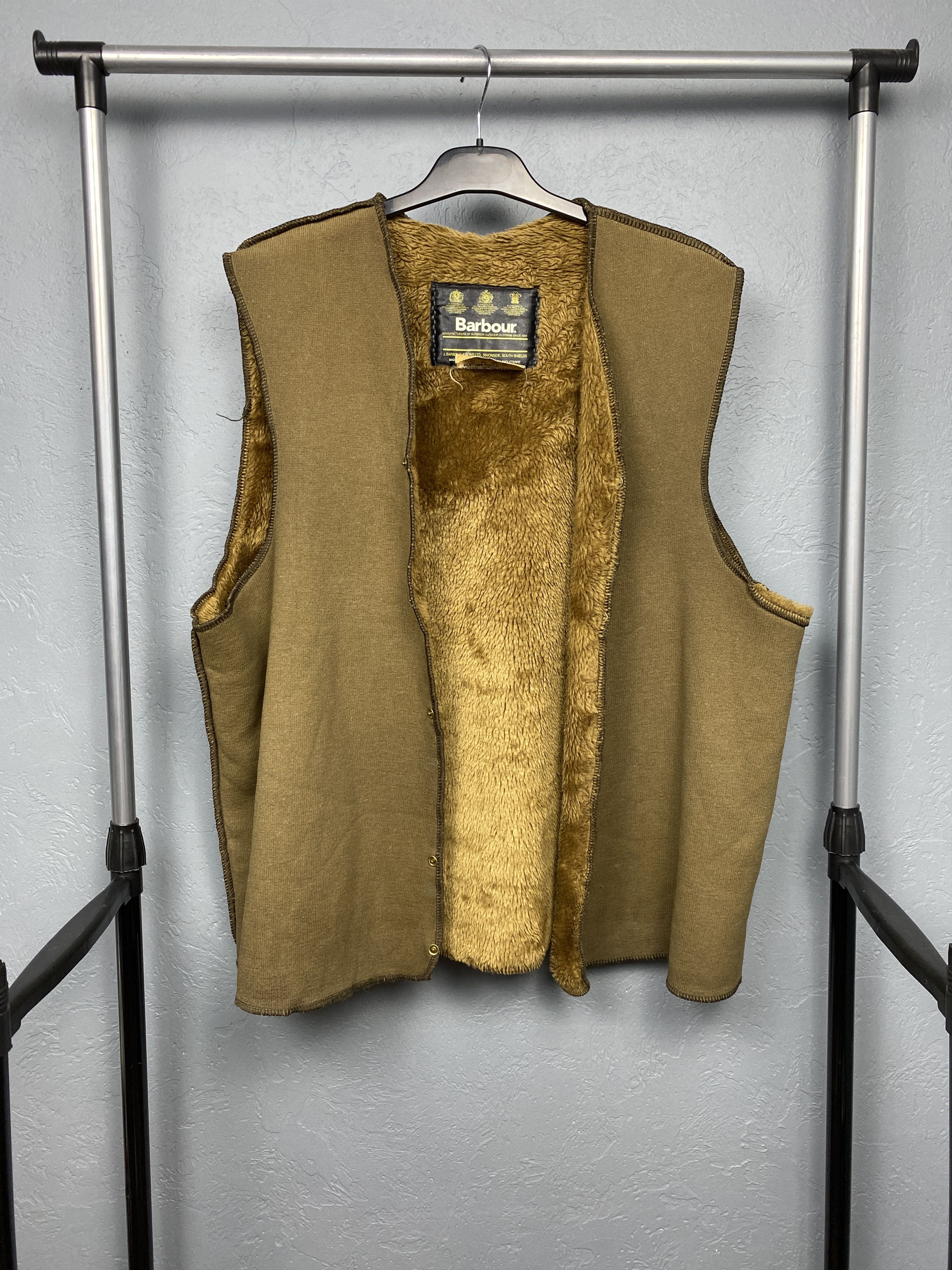 Barbour Barbour Vintage Mens Vest Pile Lining Size US XL / EU 56 / 4 - 1 Thumbnail
