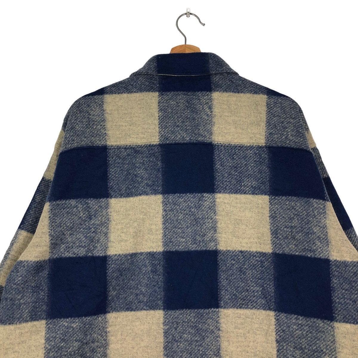 Japanese Brand 🔥Wool Shirt Jacket Uniqlo Issey Miyake Tartan Design Button Size US XL / EU 56 / 4 - 9 Thumbnail