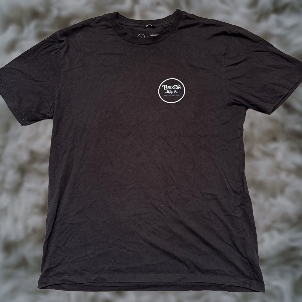 Brixton Brixton Supply T-Shirt Mens Size L Black Short Sleeve Premium Fit Crewneck Size US L / EU 52-54 / 3 - 1 Thumbnail