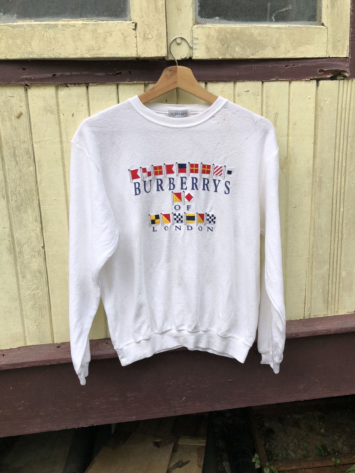 Burberry Vintage 90’s Sweatshirt Burberrys Of London Embroided Size US S / EU 44-46 / 1 - 1 Thumbnail